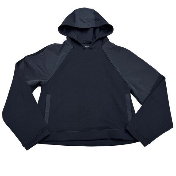 Athleta Tops - Athleta Get Set Sweatshirt Women's Black Pullover Cropped Hoodie, Size S